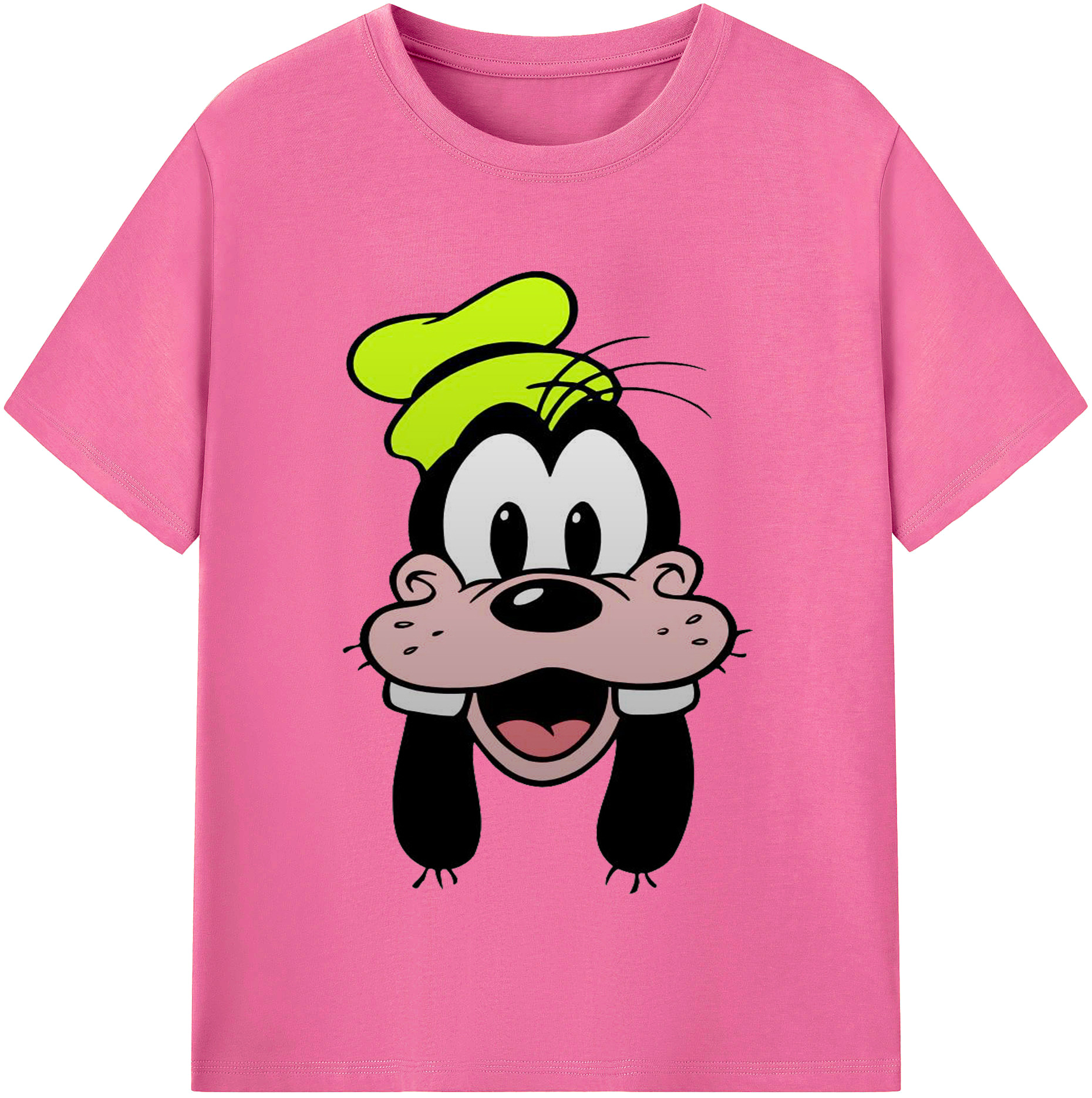 （画像用） ミッキーマウス Mickey Mouse レディースカジュアルプリントTシャツ（綿100％）